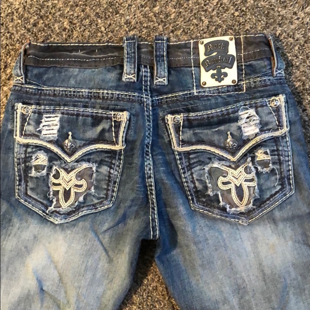 Men’s rock revival jeans